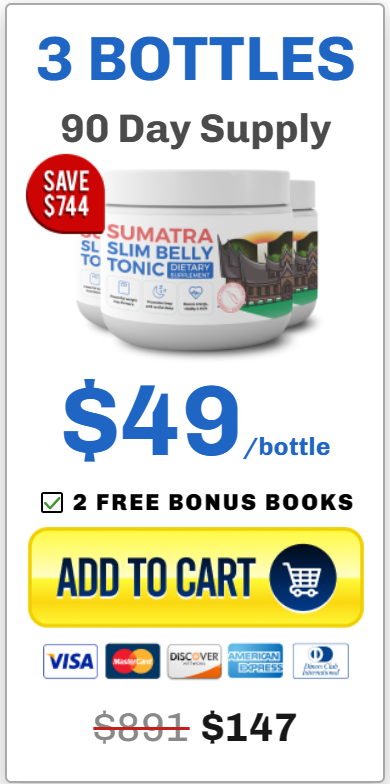 Sumatra Slim Belly Tonic- 3  Bottles